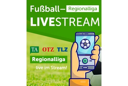 FUNKE Medien Thüringen überträgt weitere acht Partien der Regionalliga Nordost exklusiv