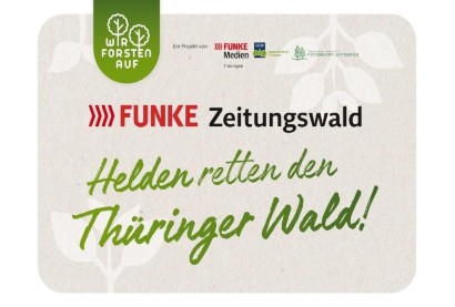 FUNKE Medien Thüringen startet das Projekt „Zeitungswald – Helden retten den Thüringen Wald“